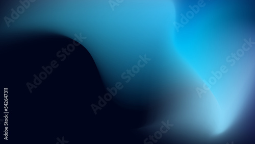 Abstract 3D dark blue and black background with fluid gradient grainy texture and liquid shapes. Modern wallpaper design for social media, idol poster, banner, flyer.