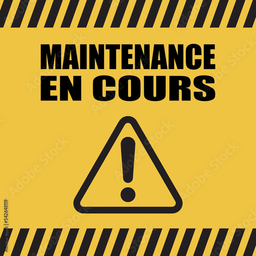 Logo maintenance en cours.