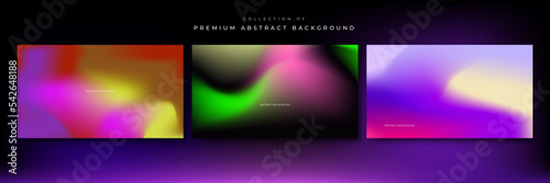 blue pink red black yellow green orange blur abstract background