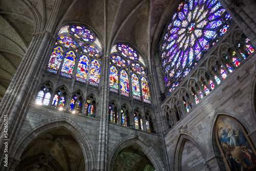 Basilica of Saint-Denis. Interior view