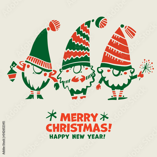 Cute Christmas gnomes for p...