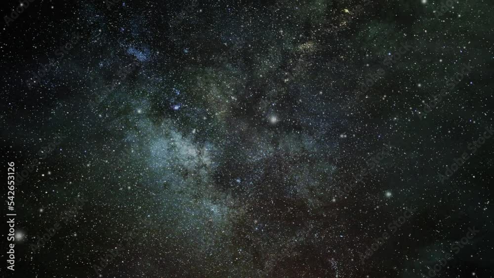 Atmospheric clouds against the backdrop of the stars in the universe Atmospheric clouds against the backdrop of the stars in the universe