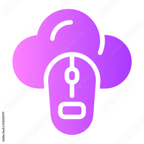 mouse gradient icon