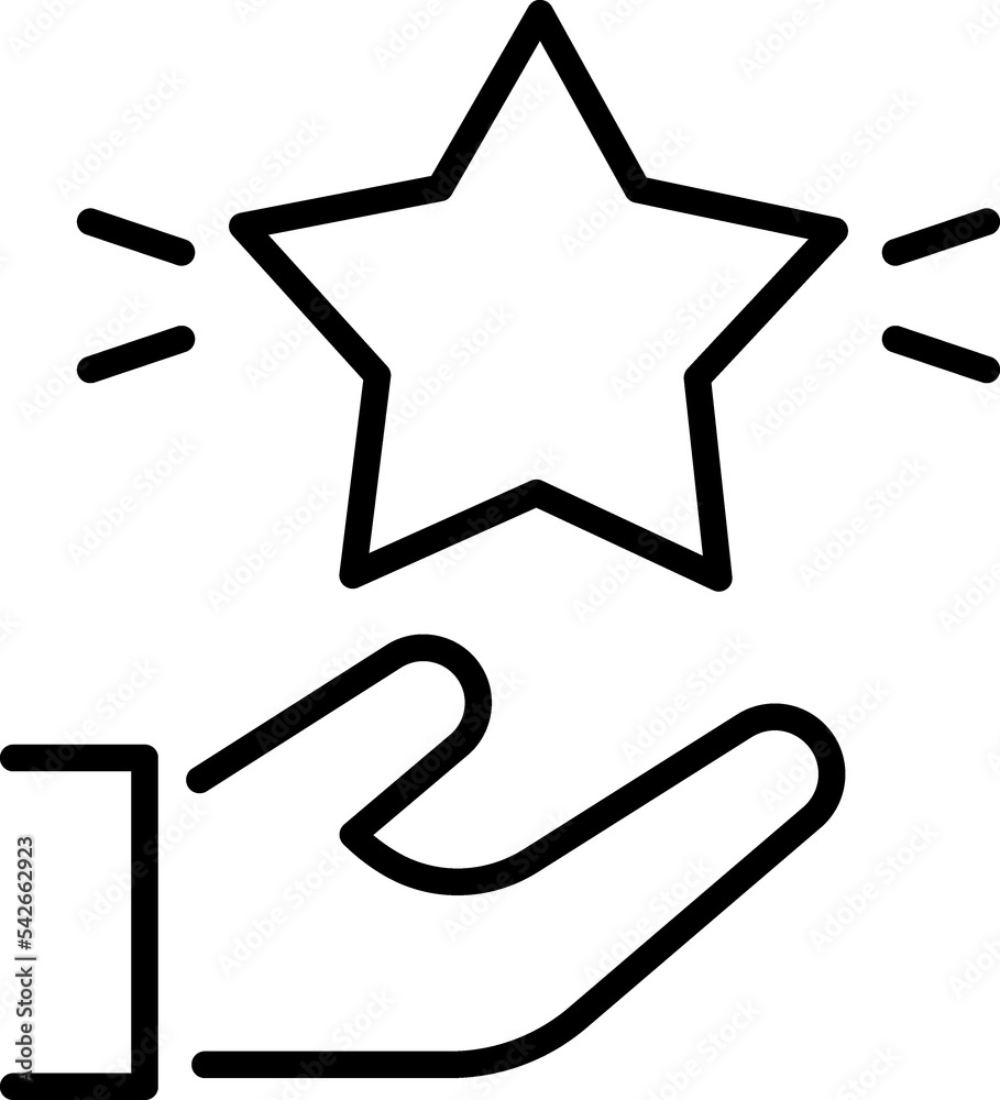 Star line icon. Star Rating, review Star line icon. Star Rating, review