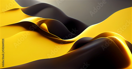 Black and yellow background