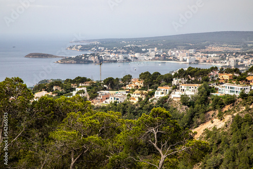 Blick über Costa d'en Blanes auf Mallorca