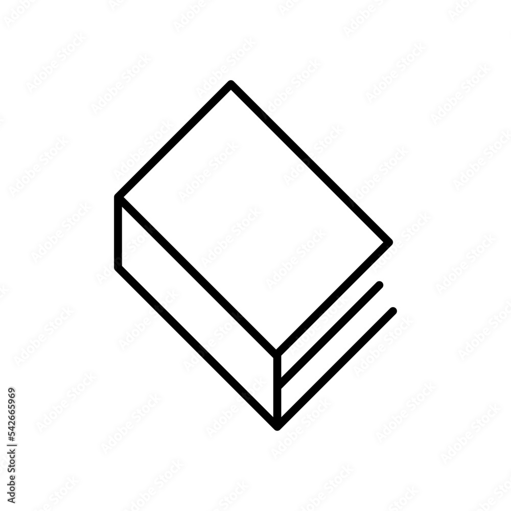 Inclined Book line icon Inclined Book line icon