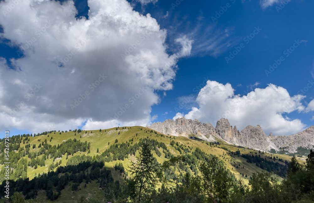 The Dolomite Mountains in Alto Adige, Italy