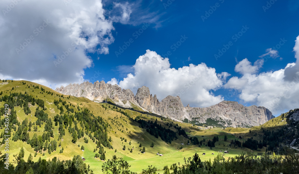 The Dolomite Mountains in Alto Adige, Italy