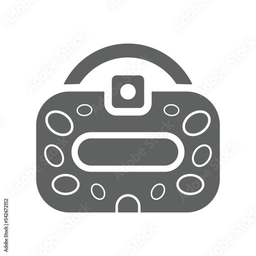 Headset, HTC, pro, reality icon. Gray vector graphics.