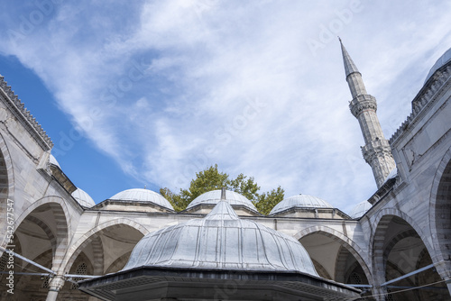 Obraz na plátně Exterior of The Sehzade Mosque from the courtyard, known as Şehzade Paşa Camii,