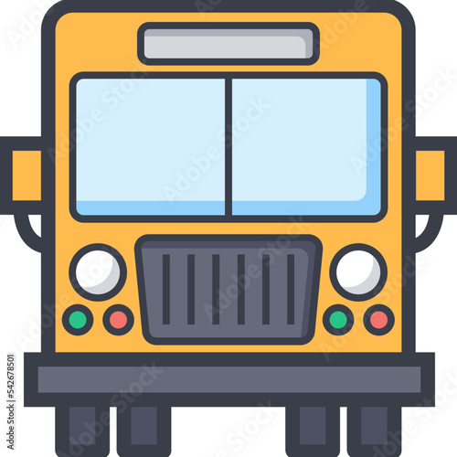 Lorry Truck Colored Illustration