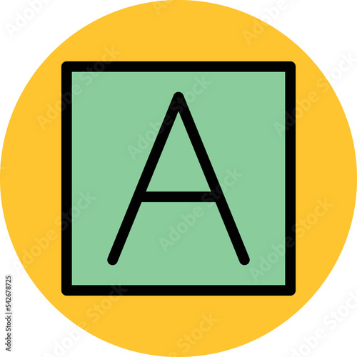 Alphabet Vector icon which is suitable for commercial work and easily modify or edit it

