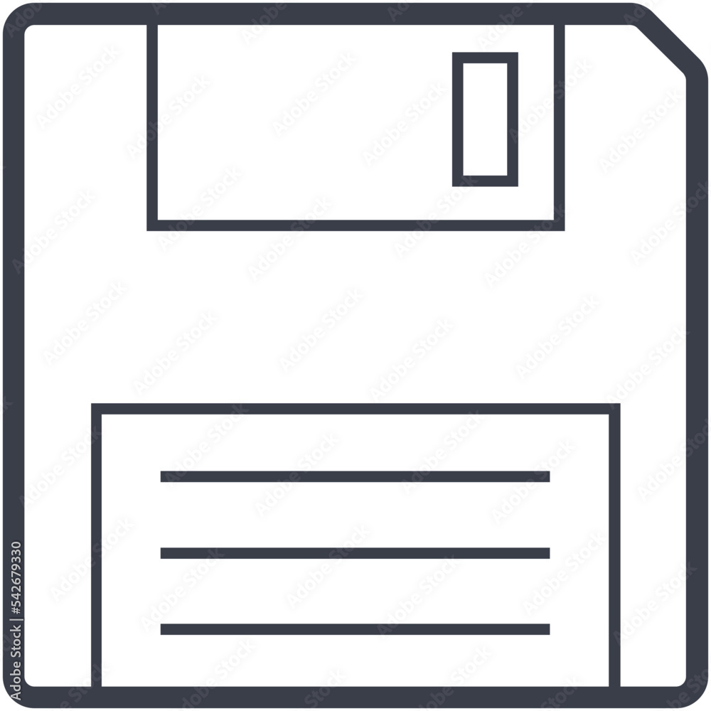 Floppy Vector Icon Floppy Vector Icon