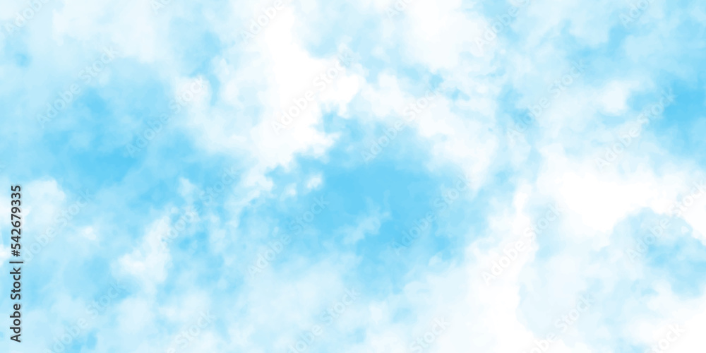 Blue sky with white clouds background. Romantic sky. Abstract nature background of romantic summer blue sky with fluffy clouds. Beautiful puffy clouds in bright blue sky in day sunlight.>< Blue sky with white clouds background. Romantic sky. Abstract nature background of romantic summer blue sky with fluffy clouds. Beautiful puffy clouds in bright blue sky in day sunlight.><