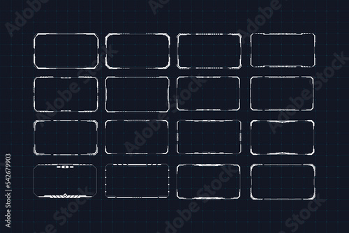 Abstract tech frame design