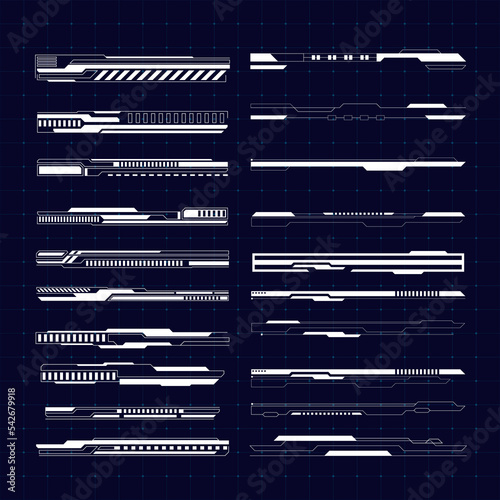 Abstract tech frame design
