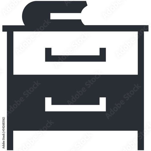 Chest of Drawers Vector Icon