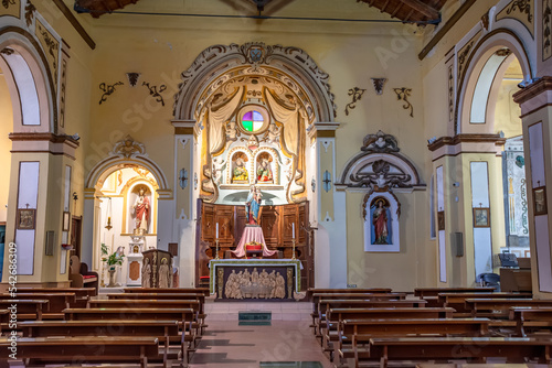 Photography Church Mother of the Saints Apostles Peter and Paul, from Agropoli village, Ital