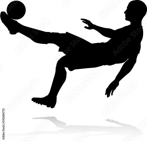 Soccer Football Player Silhouette photo
