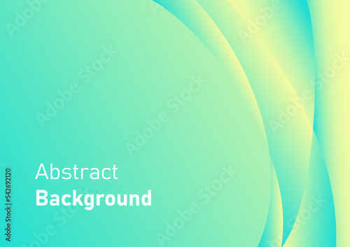 Abstract gradient background, green gradient color and curve line, vector background illustration template for website, banner, poster, backdrop