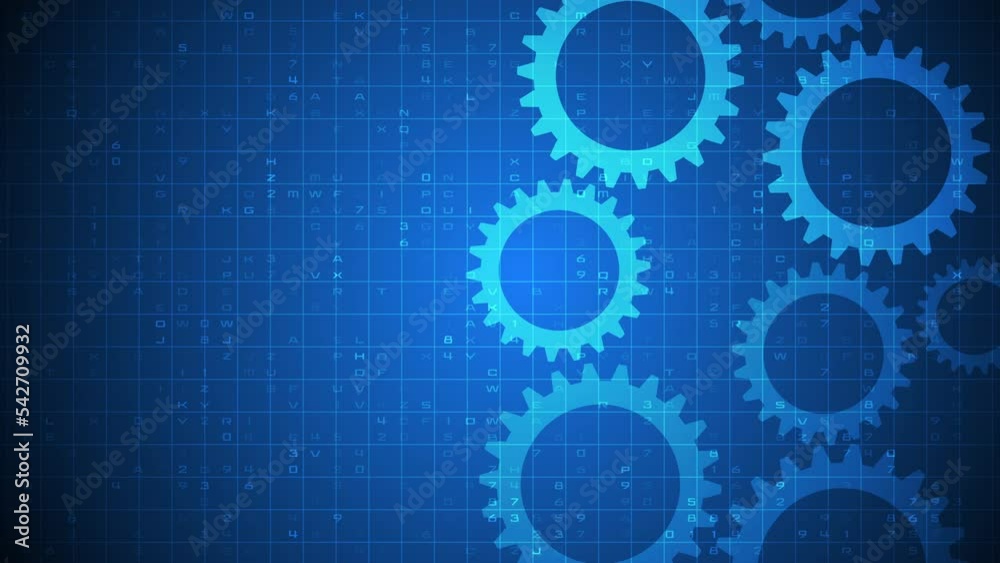 sfondo, ingranaggi, produzione, motore