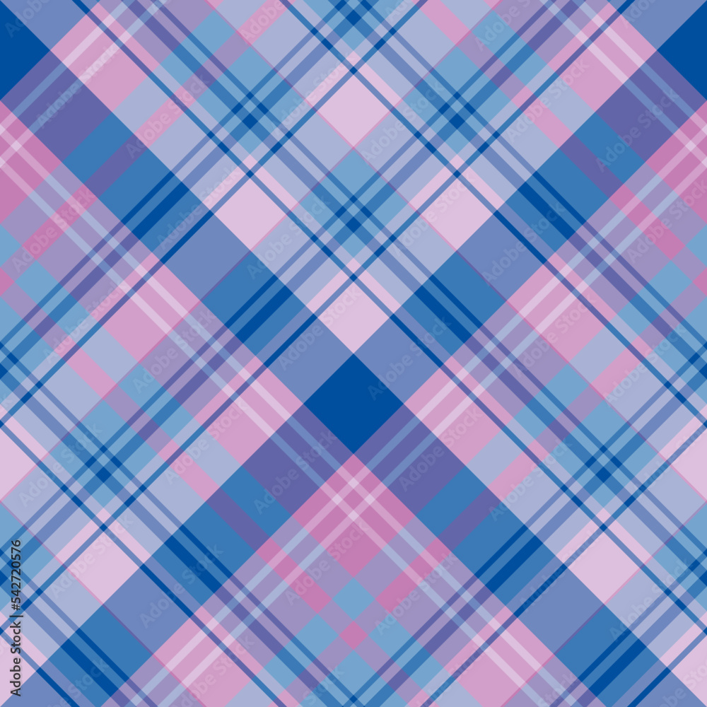 Seamless pattern in stylish purple and blue colors for plaid, fabric, textile, clothes, tablecloth and other things. Vector image. 2 Seamless pattern in stylish purple and blue colors for plaid, fabric, textile, clothes, tablecloth and other things. Vector image. 2