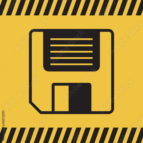 Logo disquette.