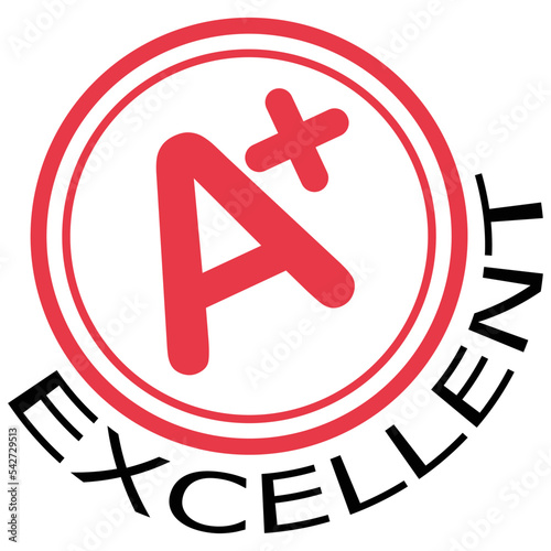 a plus grade of the result of examination, great grade of students in education