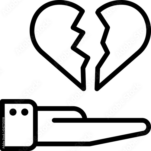Break up icon