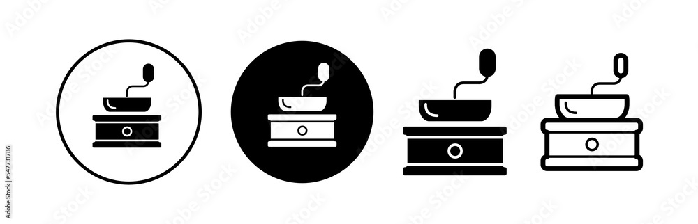 Coffee and Tea line icons. Cappuccino, Teapot, and Coffee pot. Coffee beans linear icon set