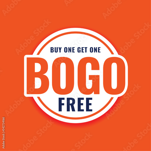 bogo buy one get one free banner design