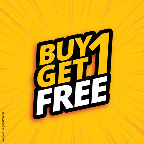 buy one get one free sale and deals background