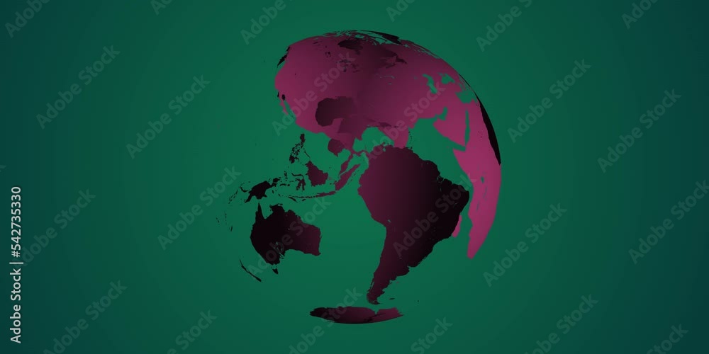 3d earth  animation Digital earth map animated . Animated earth globe spinning news background.