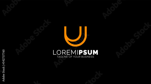 letter U initial logo Design Vector Sign Symbol Icon