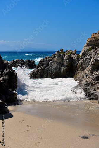 grotticelle beach ricadi calabria italy photo