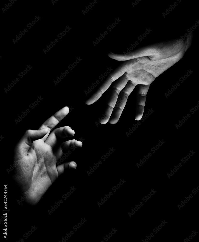 hands of the person