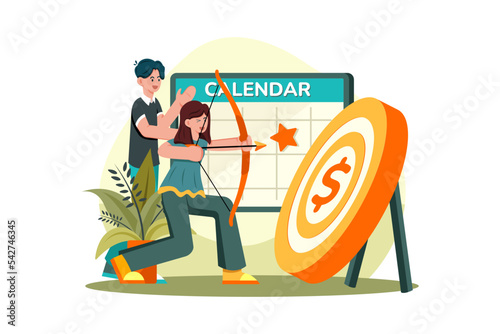 Marketing Team Setting Business Targe