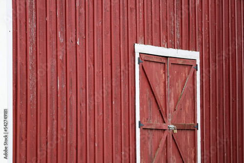 A Red Barn Door