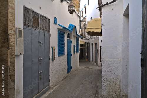 A random road in the city of Tanger