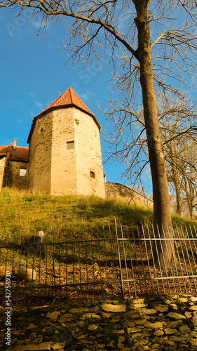 old castle tower, tower, autumn vibes, colors, sky, castle's garden