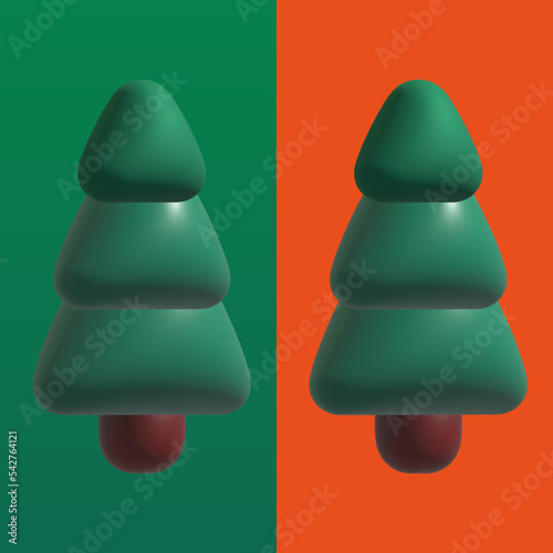 Sapin 3D style ballon gonflable