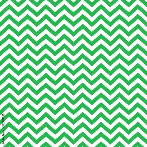 Christmas pattern. Seamless Xmas background. New year wrapping paper. Holiday geometric texture with green and white zigzag ornament. Set festive textile prints. Vector illustration © Iryna
