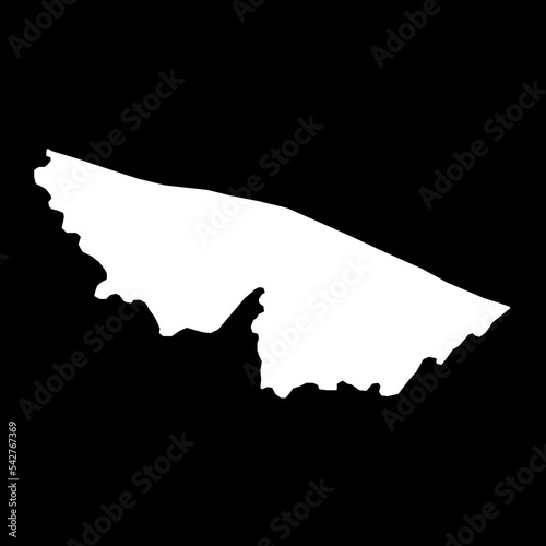 Acre Map, state of Brazil. Vector Illustration.