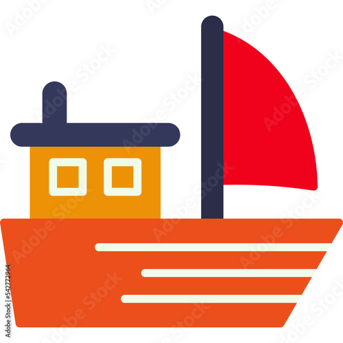 Toy Boat Icon