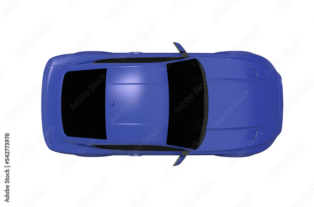Blue Sports Car PNG