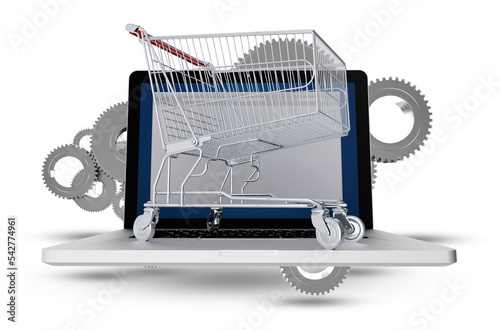 Internet Shopping Illustration photo