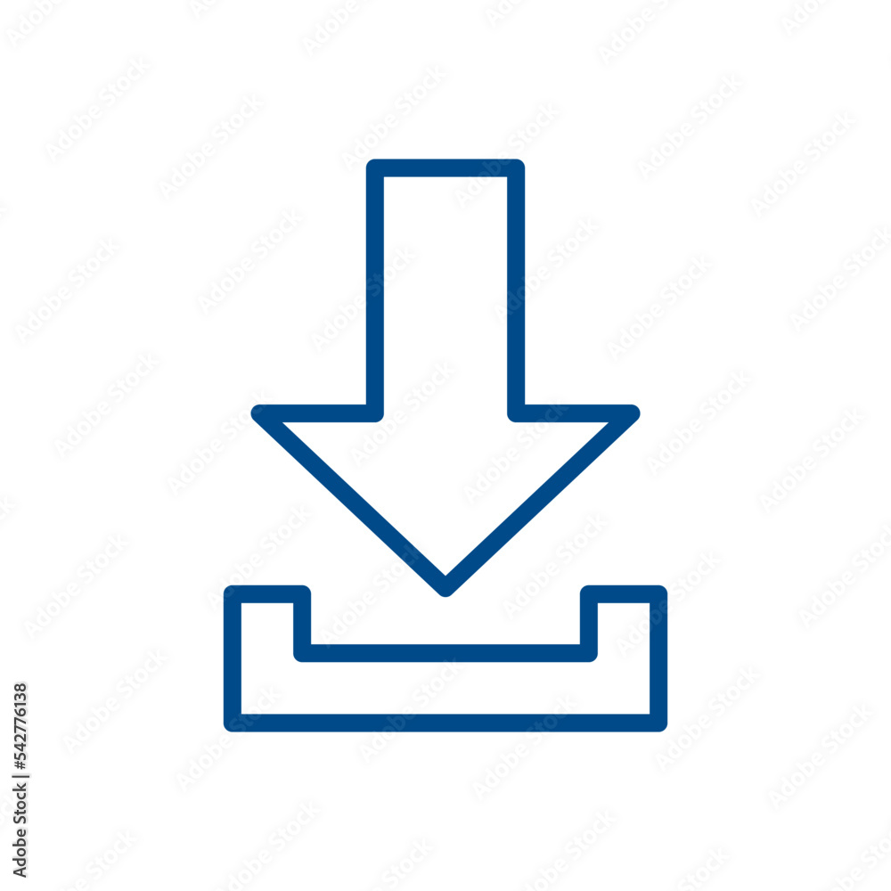 Download arrow icon vector symbol design illustration. Download arrow icon vector symbol design illustration.