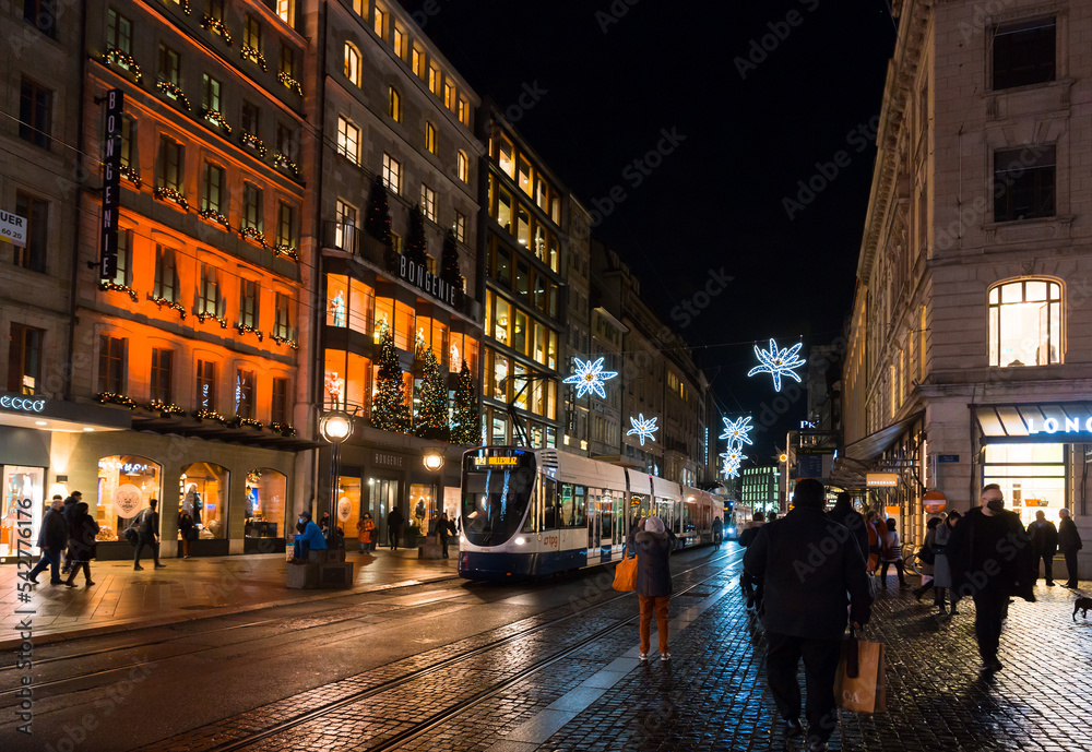 Fototapeta premium Geneve. Switzerland. Streets of the old city