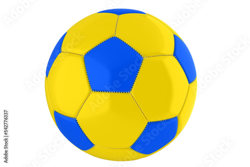 Yellow-Blue Soccer Ball